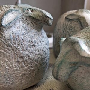 sculptures moutons ronde