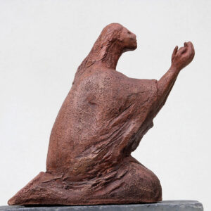 Sculpture Chamane priant