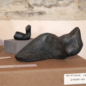 sculpture buste femme nue